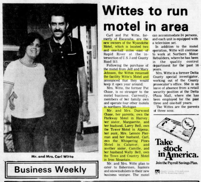 Town & Country Motel (Town and Country Motel) - Jul 9 1977 Article